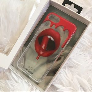 🌻5/$25 NWT Fifth & Ninth iPhone Red Lipstick Case